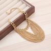 Multi Layer Punk High Heels Anklet Long Tassel Punk Layered Anklet Chains  Party Wear