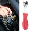 Universal Brake Spring Compressor Tool with Plastic Handle Brake Shoe Installer Tool 145mm for Car Drum Brake Repair