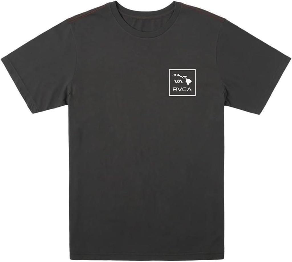 RVCA Men's Hawaii Red Stitch Soft Cotton Tee Shirt
