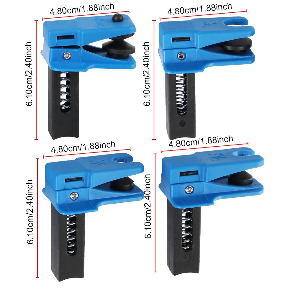 4Pcs Automotive Brake Fluid Lines Plugs Tool Sealing Clamp Joint Oil Pipe Clamp To Prevent Oil Leakage Lines Plugs Tool