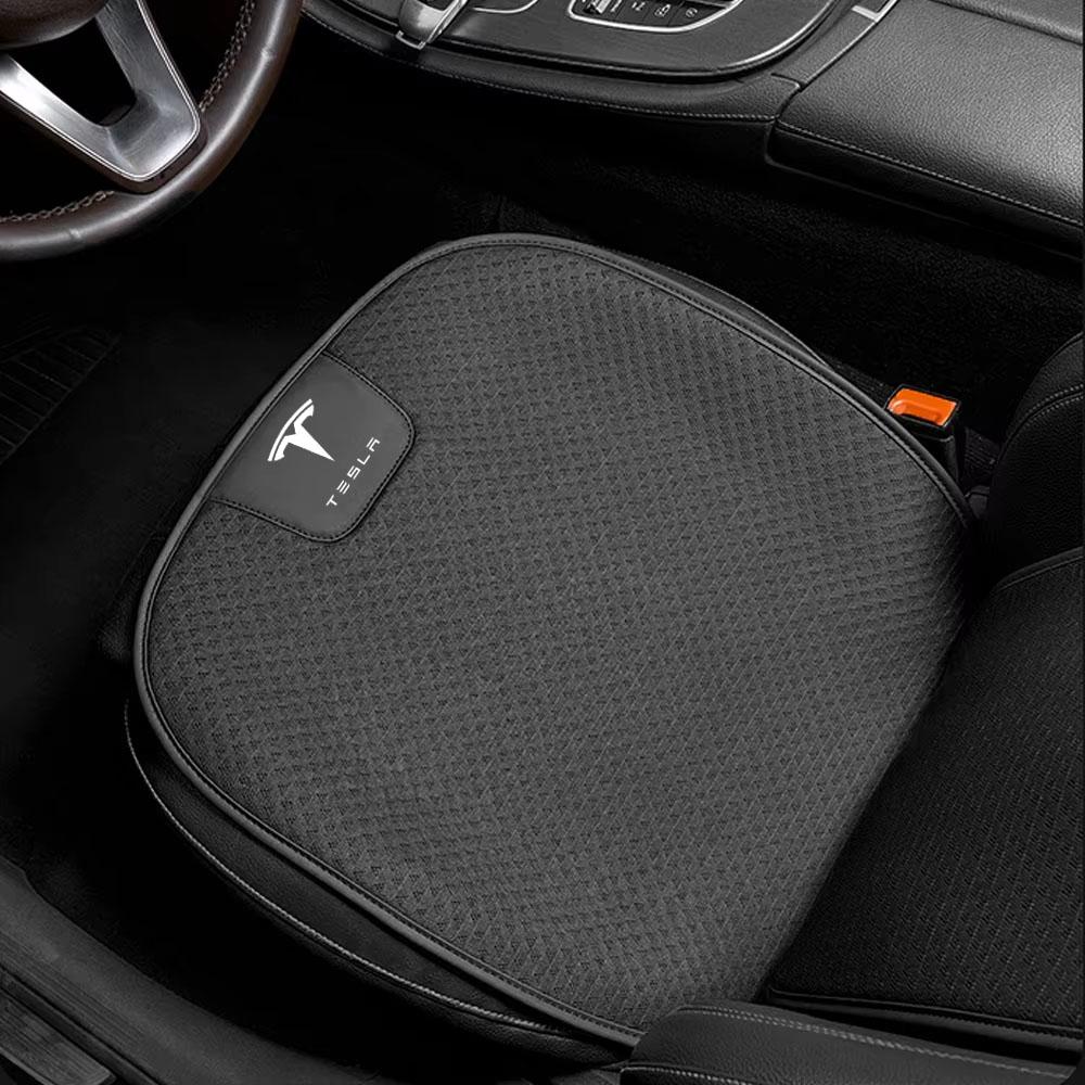 AMJ1 Car Ice Silk Seat Cushion Cover For Tesla Model 3 S X Y Juniper Breathable Comfortable Seat Cushion Pad Car Interior Accessories