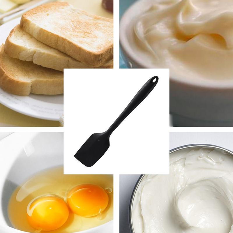 Antihaft-Silikon-Spatel, 600 Grad hitzebeständig, Mischen, Rühren, Kochen, Backen, Schaber, Küche