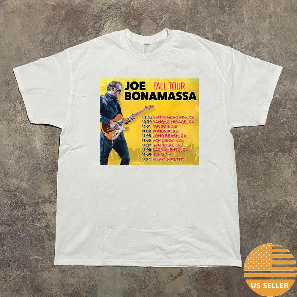US Fall 2024 Joe Bonamassa T Shirt Full Size S-5XL Unisex T-Shirt XXL