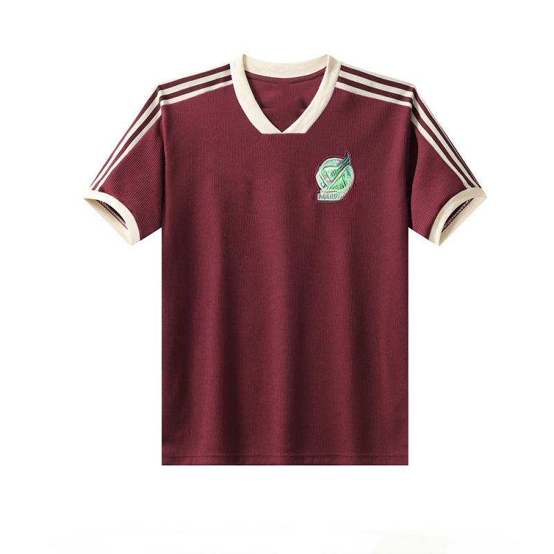 Off-topic Cross-border Spanish and Polish Vintage Poland, Mexico, and Wales Vintage Jerseys, Loose Short-sleeved Football Jerseys