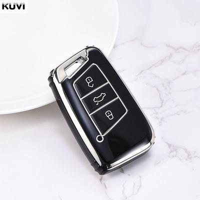 Für VW Volkswagen Magotan Magotan GTE Passat B6 B7 B8 CC Arteon für Skoda Fabia Superb A7 Kodiaq Auto TPU Schlüsselhülle Etui Schlüsselanhänger