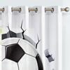 Esportes Futebol Quebra de Parede Impressão 3D Cortinas Cortinas Modernas Simples Moda Quarto Sala de Estar Cozinha Cortina Decorativa