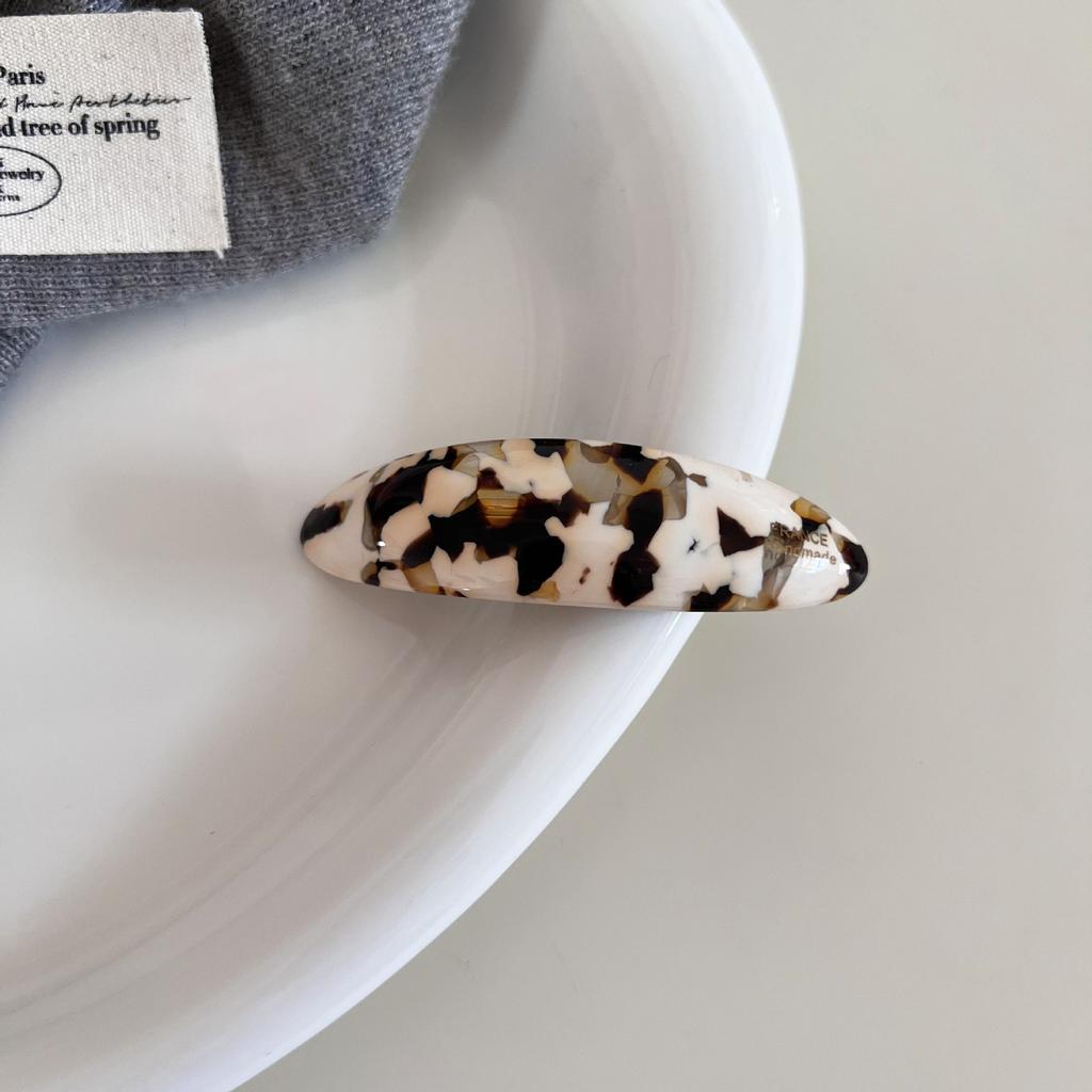 Exquisite Retro Leopard Hairpins Spring Clip Colorful Acetate Clips For Women Elegant Barrettes Fashion Hair Accessories