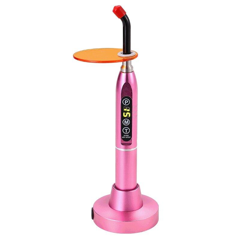 

Польза дантиста света СИД зубоврачебных инструментов отверждая с моделью СИД 3 наивысшей мощности 5В Время отверждения 5-40 секунд розовый