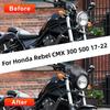 Motorrad Zubehör Frontmaske Scheinwerfer Verkleidung Windschutz Haube Abdeckung Matt Schwarz Für Honda Rebel CMX 300 500 2017-2025