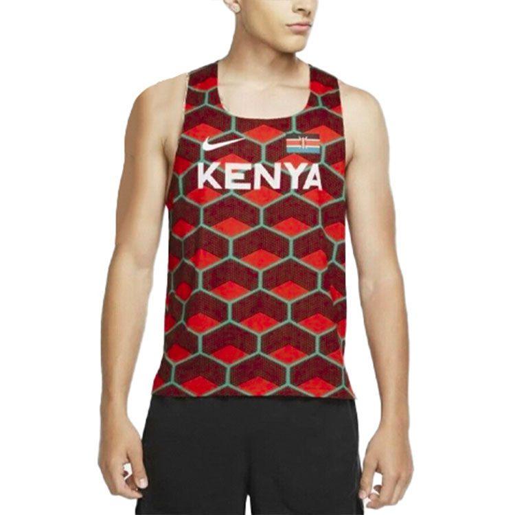 Nike Tank Tops Men's Red Moderate Straight Fit CV0371-673