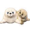 Fluffy Seal Adorable Plush Toy Cute Stuffed Animal For Kids Perfect Comfort Gift