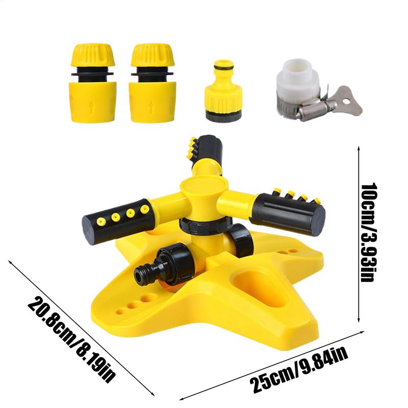 360 Degree Sprinklers Irrigation Garden Lawn Sprinkler Yard Large Area Water Sprinkler Water Sprayer Automatic Irrigation System