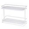 Counter Shelf Organizer with Two Tiers Ventilated Countertop SpaceSaving DoubleLayer