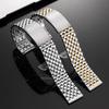 Premium Stainless Steel Watch Strap 20mm 22mm Universal Bracelet Metal Folding Buckle Business Replacement Wristband Accessories
