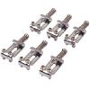 6Pcs Electric Guitar Parts Accessories Guitar Tremolo Bridge Roller Saddles Kit