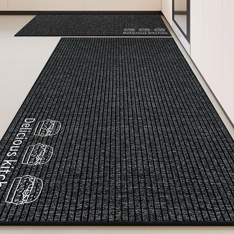 

2024 Кухонные нескользящие моющиеся бархатные коврики Loop: Водонепроницаемые, грязеотталкивающие, утолщенные бытовые коврики 40x90cm