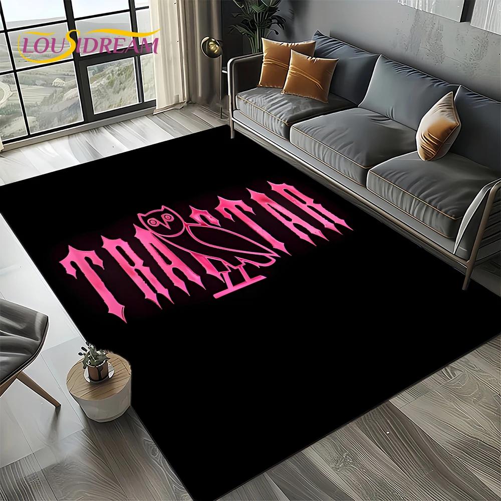3D Fashion Trapstar London Logo Carpet Rug for Bedroom Living Room Home Sofa Decoration,Children Game Large Decor Floor Mat Gift
