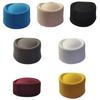 Elegant Homburg Fedoras Top Hat Fascinator Base Solid Color Hat Flat Hat Headwear Western Trend for Casual Wear