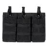 Taktische M4 Magazintasche Einzeln Doppel Dreifach Stapel Molle Kompatibel Leichtes Oxford-Gewebe Hüfttasche Airsoft Outdoor Nutzung