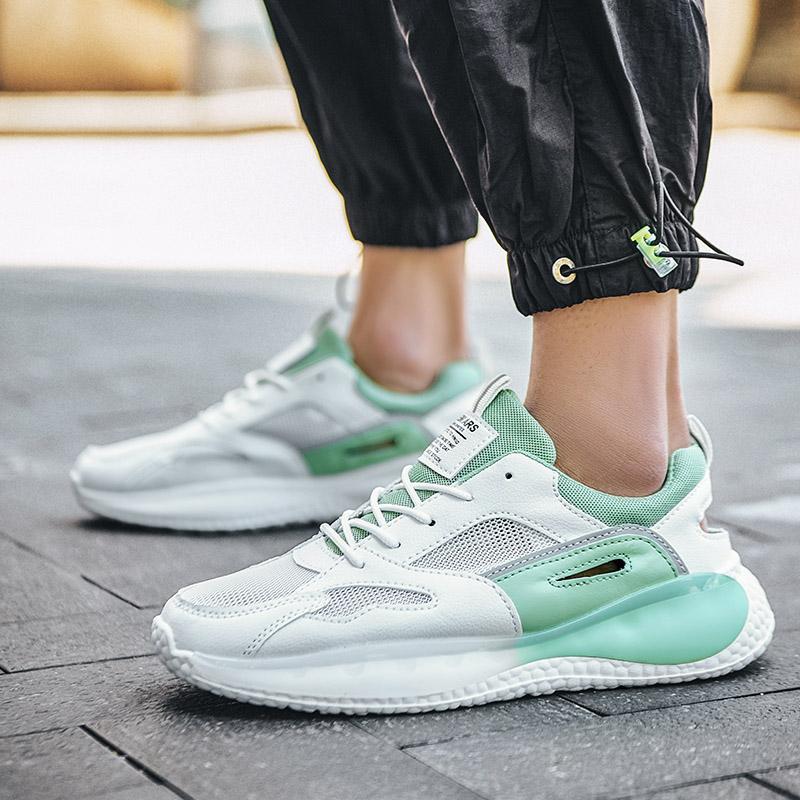 

2025 new summer popular men s mesh breathable youth platform casual sports shoes trendy running shoes men 44