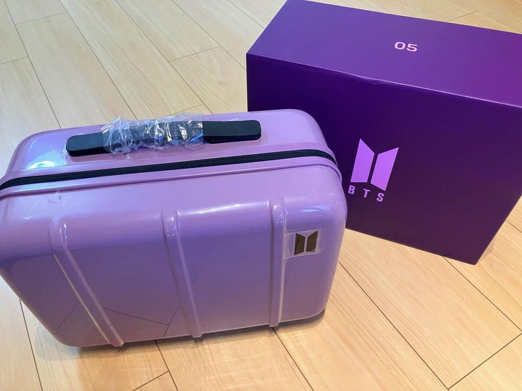 [USED] BTS merch box 5 suitcase suitcase