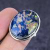Blue Triplet Opal Gemstone Handmade 925 Sterling Silver Jewelry Ring Size 8 u8H66
