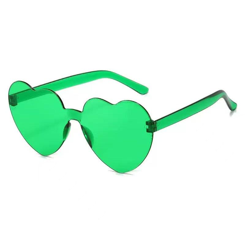 Flame Sunglasses - Trendy Frameless UV Protection Candy Color Shades for Dance Parties