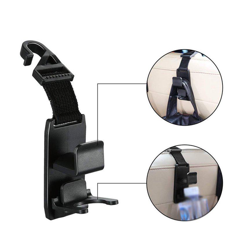 Purse ABS Car Seat Headrest Hook 1/2/4Pcs Grocery Bag Auto Seat Hanger Backseat Holder
