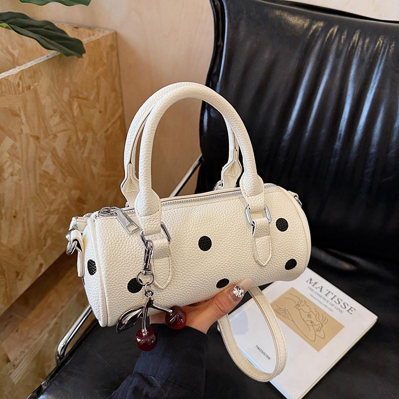 Handbag Small Shoulder Bag Women's High-end Polka Dot Niche Pillow Bag Crossbody Bag