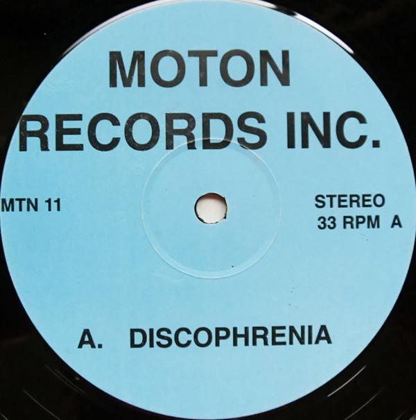

12inch Record VARIOUS Discophrenia MTN11 Moton Records I 2000 UK SoulFunk Used