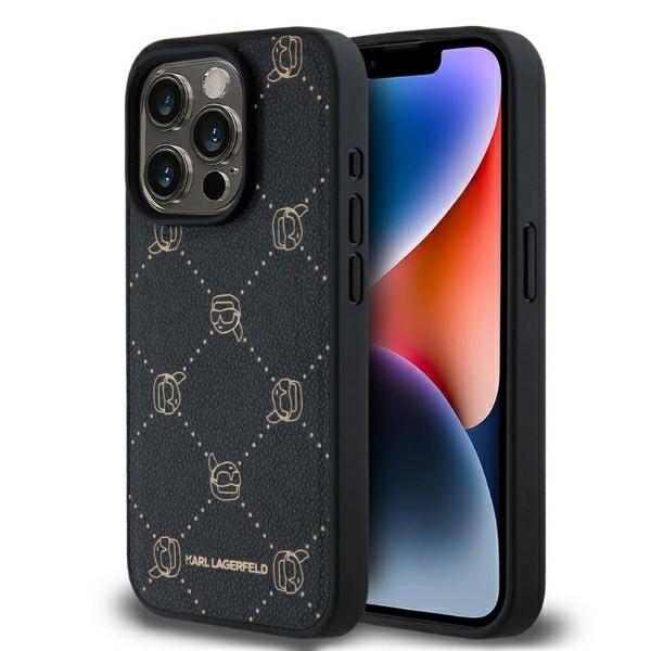 Karl Lagerfeld Klhmp15Lpgkhphk Iphone 15Pro 6.1 Czarny/Black Magsafe Karl Head