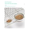 Set of 6 Clear Plastic Bird Cage Feeder Dish For Parakeets Cockatiels Easy To Clean Food Water Dispenser Pet Accessories