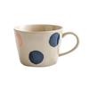 Keramikfarbe gepunktete Tasse Haushalt Kaffeetasse ins Japanische Terrakotta handbemalt handbemalt