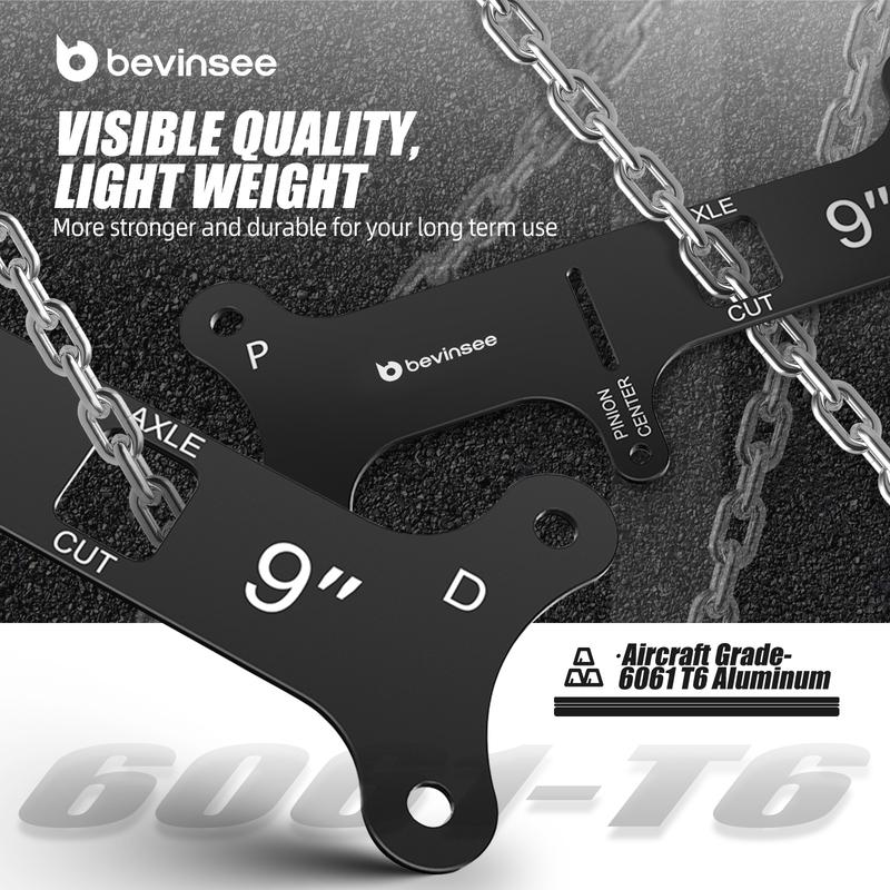 For Ford 9-inch Rear End Axle Tube Narrowing Guide Rearend Pinion Tool, for Ford Mustang/Bronco/Granada/F100/F150/Fairlane