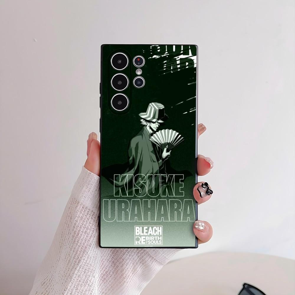 B-BLEACH Kisuke Urahara Phone Case For Samsung Galaxy S25 S24 S22 S23 Ultra S21 S20 Plus 5G Frosted Non-Slip Full Cover Case samsungS25