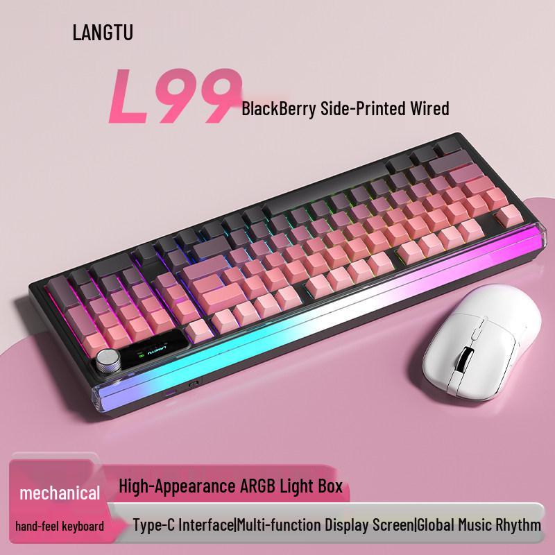 Langtu L99 Silent Wired Gaming & Office Keyboard with Mechanical Feel and Three Modes
