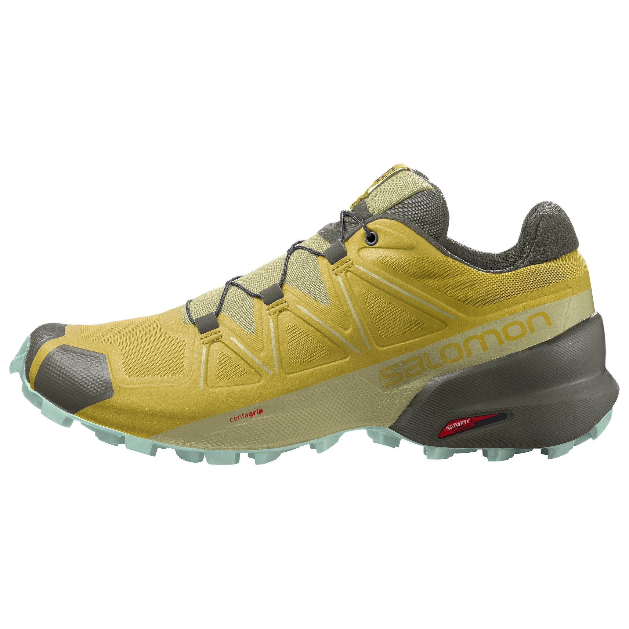 

Salomon Speedcross 5 Versatile Comfortable Supportive Responsive Running Shoes Women sneaker Yellow 416097 42