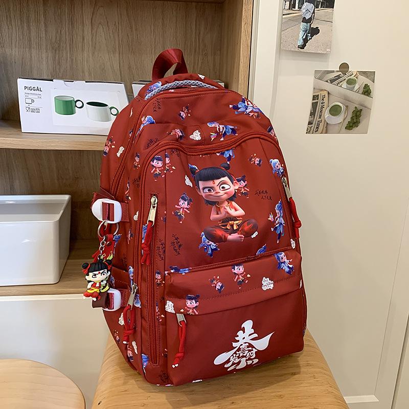 The Korean Version of the Schoolbag Is Versatile, High-value, Cute, Cartoon, and Light for Grades 3 To 6.