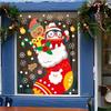 Christmas Socks, Penguin Static Stickers, Shopping Mall Holiday Decorations, Window Decorations, Restaurant Atmosphere, Glass Door Stickers