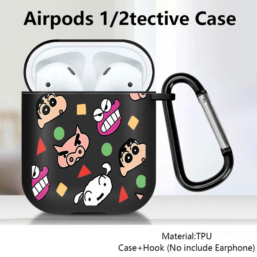 Earphone Cases Cover Case For Airpods 1 4 Pro 3 Pro3 Pro2 2 Crayon ShinChan Cute