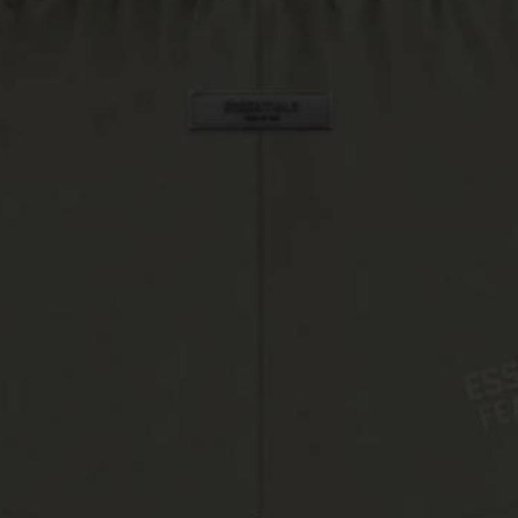 Fear of God Essentials Running Nylon Short Off Black Men Bottoms 160BT224040F