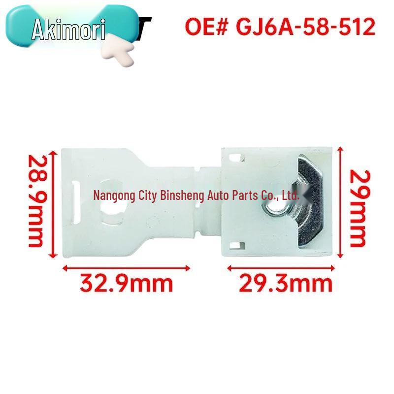 Mazda 2003-2015 Door Glass Clip for Mazda 5, 6, CX-7, RX-8 (White)