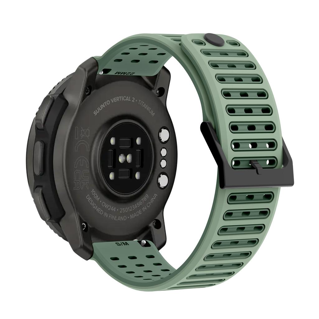 22mm Silikon-Armband für Suunto 5 9 Peak Pro/RACE S/Run/Ocean 1:1 Offizielles Uhrenarmband Für Suunto Vertical 2 Armband