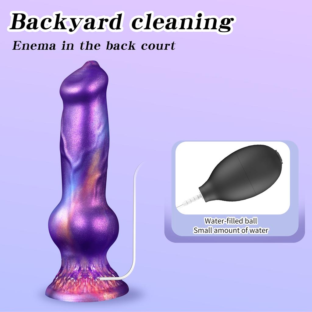 New Animal Ejaculating Dildo With Suction Cup Huge Penis Monster Dog Knot Squirting Anal Sex Toy For Men