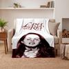 Lana Del Rey (48) Soft Warm Flannel Blankets Comfortable Blanket for Home Decoration Gifting
