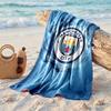 Asciugamano da Spiaggia Tema Manchester City Morbido Asciugatura Rapida?Asciugamano Asciutto Per Vacanze Estive Al Mare Nuoto