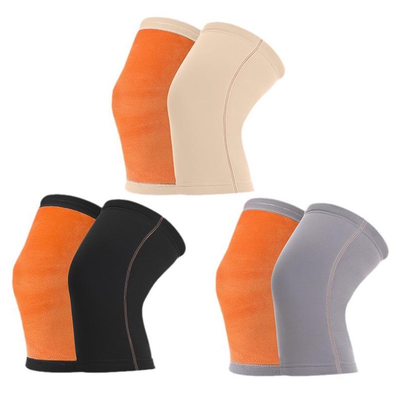 

1 Pair Outdoor Sports Knee Sleeve Winter Warm Thicker Kneepads Men Women Cycling Breathable Cold Protection Knee Protector сірий