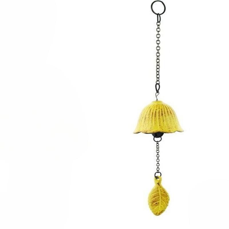 

Wind Chime Iron Fuji Mountain Retro Japanese Metal Home Hang Decor Creative Craft Scenic Souvenir Art Ornament жёлтый