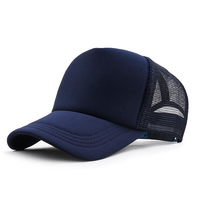 Unisex Cap Casual Plain Mesh Cap Adjustable Snapback Hats For Women Men Hip Hop Trucker Cap Streetwear Dad Hat