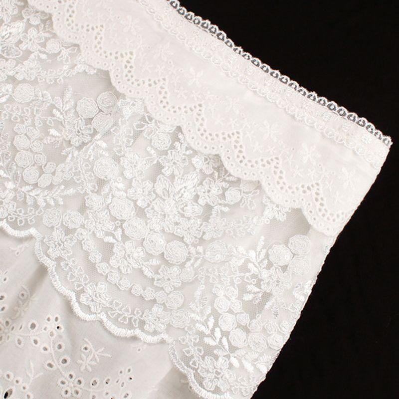 Rubati White Heidi Lace Mini Apron